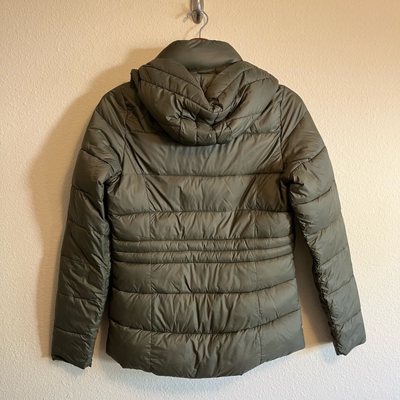Abercrombie & Fitch Packable Down Jacket Military Green - Picture 2 of 4